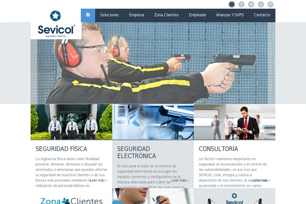 sevicol.com.co site used Tisson