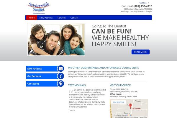 Site using IvyCat AJAX Testimonials plugin