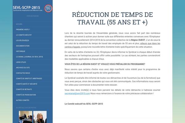 Flat theme site design template sample
