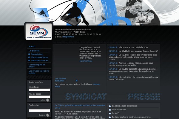 sevn.fr site used Sevn