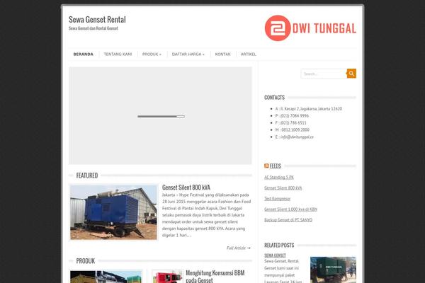 Leaf theme site design template sample