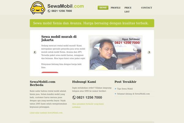 Over Easy theme site design template sample
