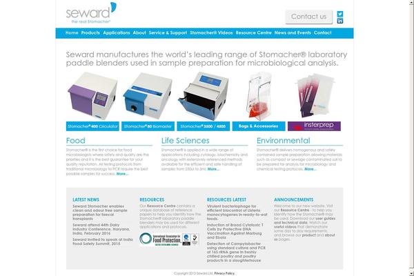 seward.co.uk site used Seward