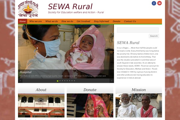 NonProfit theme site design template sample