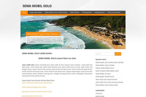 Dream theme site design template sample