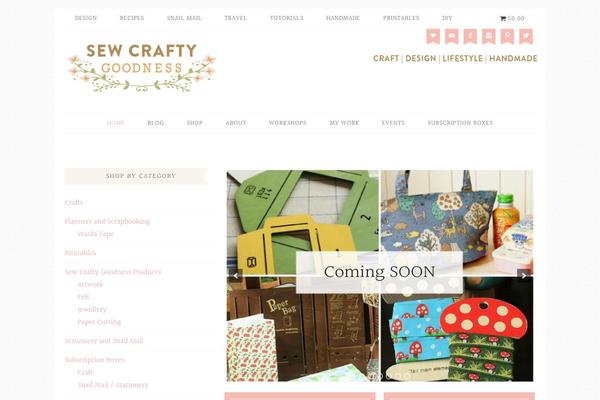 Blossom theme site design template sample