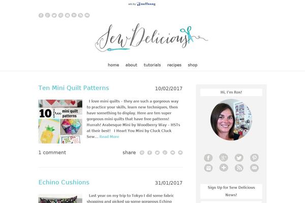 sewdelicious.com.au site used Cookery Lite