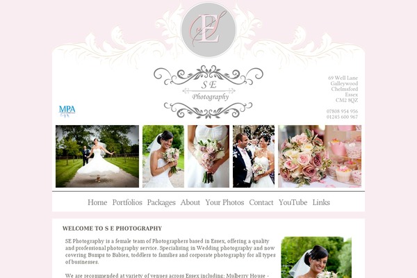 Prophoto4 theme site design template sample