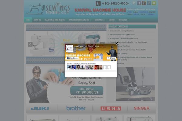 Site using Facebook Page Promoter Lightbox plugin