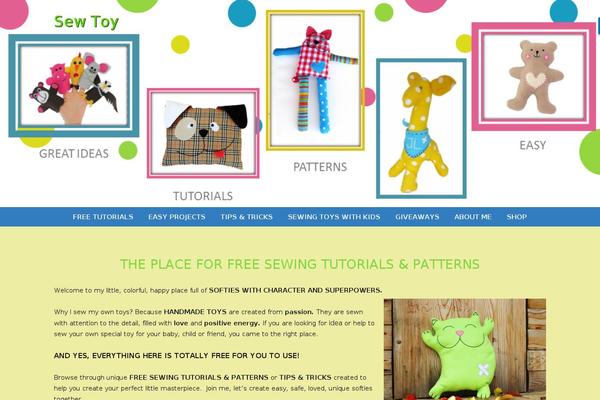 WP Simple theme site design template sample