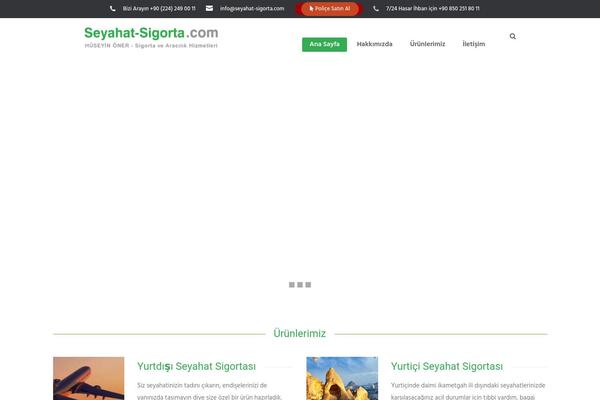 Siennawp theme site design template sample