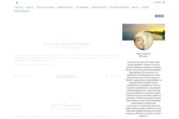 Journey theme site design template sample
