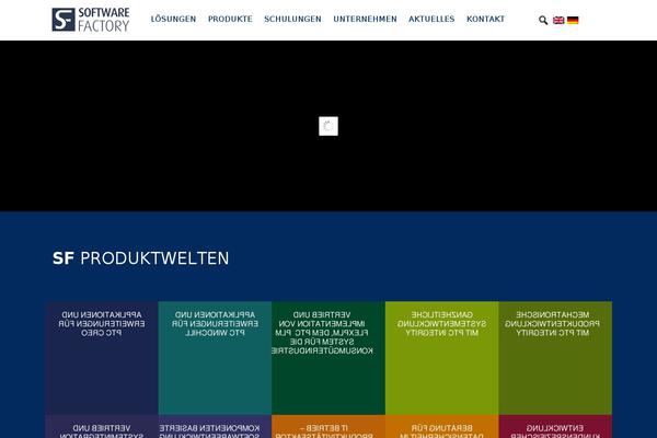 sf.com site used Software-factory-theme
