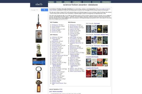 sfadb.com site used BlankSlate