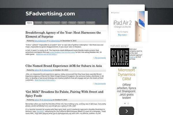 Fusion theme site design template sample