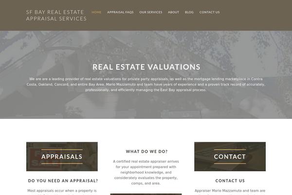 Winning Agent theme site design template sample