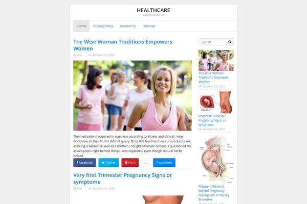 Fasthink theme site design template sample