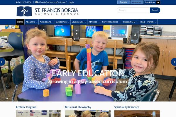 Education Hub theme site design template sample