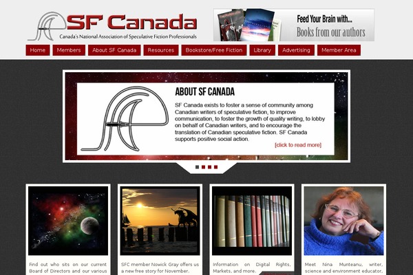 Site using Feature A Page Widget plugin