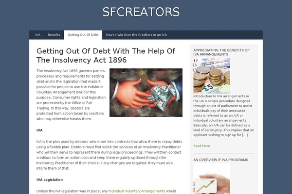 Site using A Featured Page Widget plugin