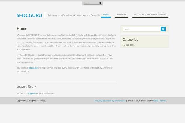WEN Business theme site design template sample