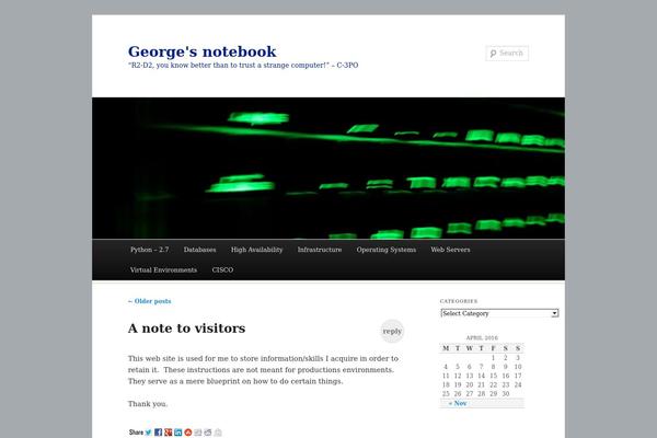 Duster theme site design template sample