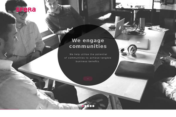 Sfera theme site design template sample