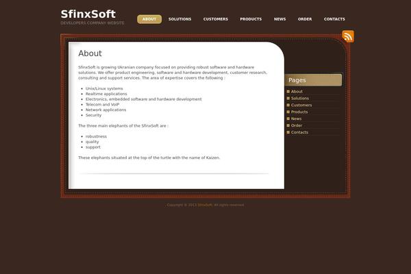 ChocoTheme theme site design template sample