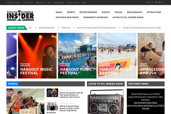 sflinsider.com site used Solaris