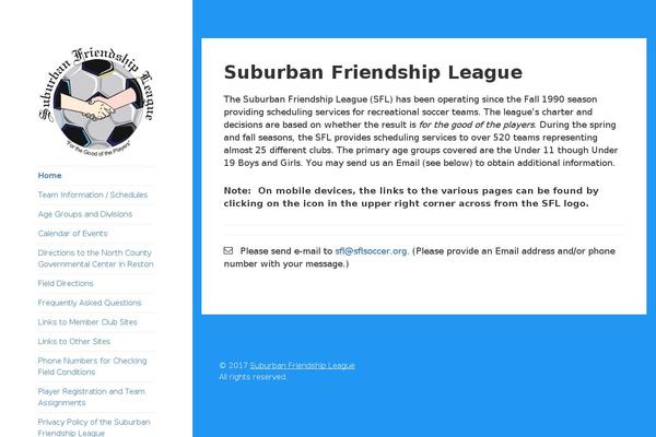 sflsoccer.org site used Sfl