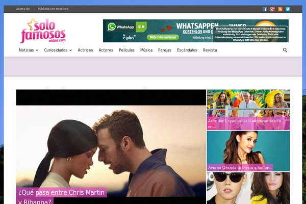Site using Magazine3-widgets plugin