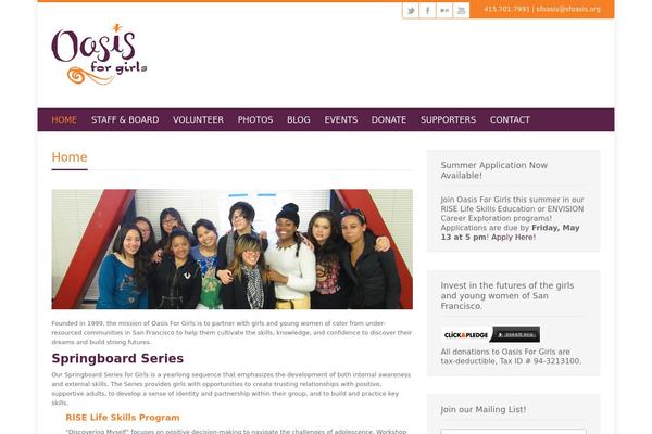 Natural theme site design template sample