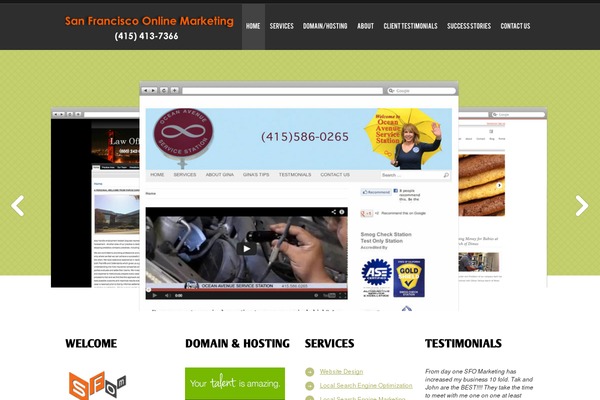 Web Development theme site design template sample