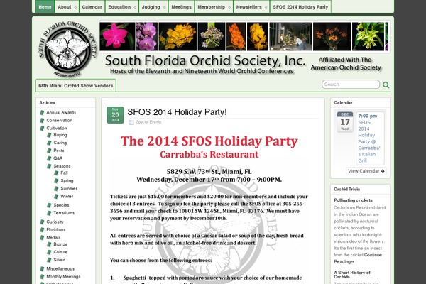Site using Flexo Archives plugin
