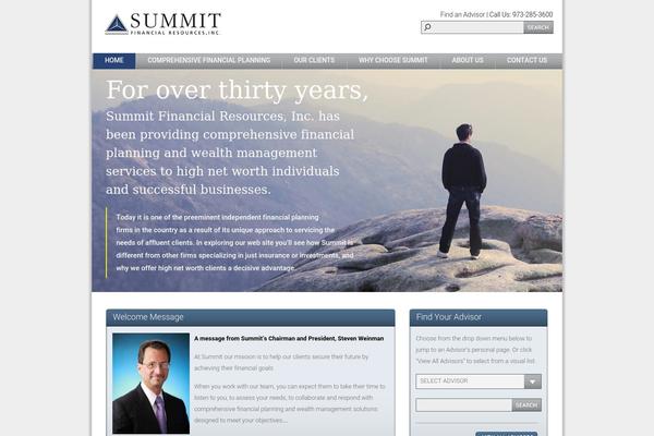 Summit theme site design template sample