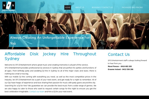 Site using Footer Putter plugin