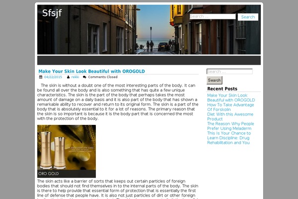 Azul Silver theme site design template sample