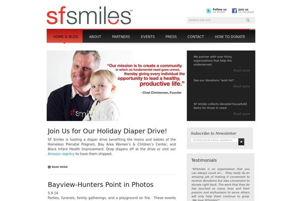 Lifestyle theme site design template sample