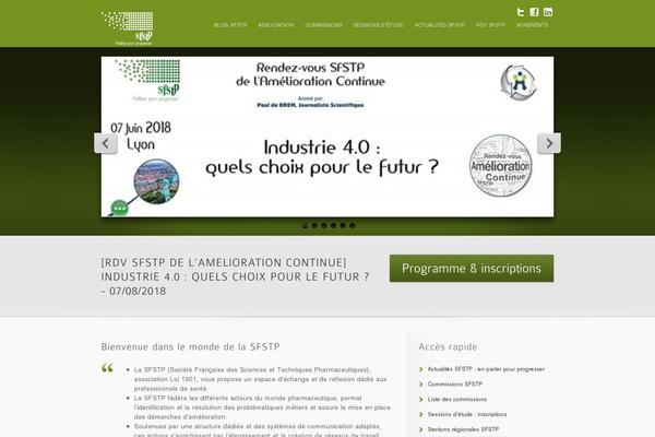 inFocus theme site design template sample