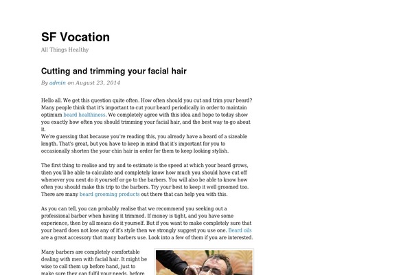 Hybrid theme site design template sample