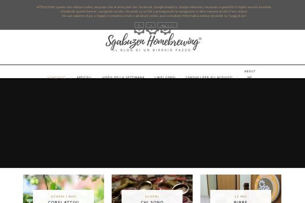 Oria theme site design template sample