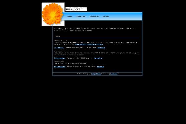 Skeleton theme site design template sample