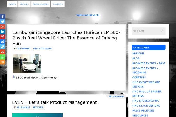 Site using WP-Backgrounds Lite plugin