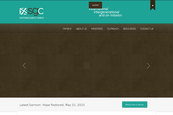 Churchope theme site design template sample