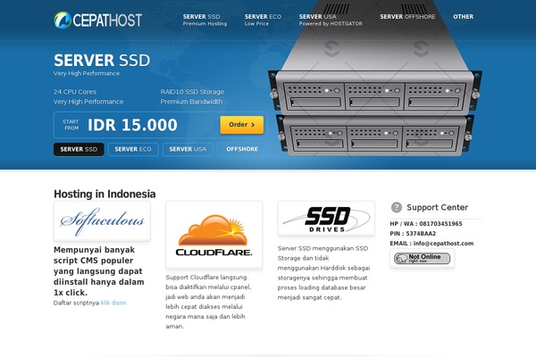 Rackhost theme site design template sample