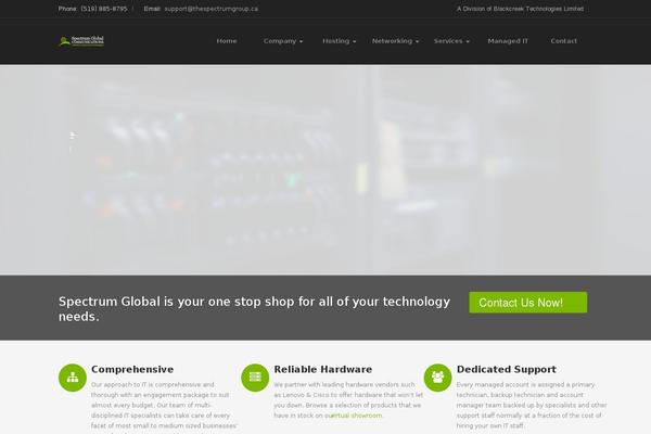 Truehost theme site design template sample