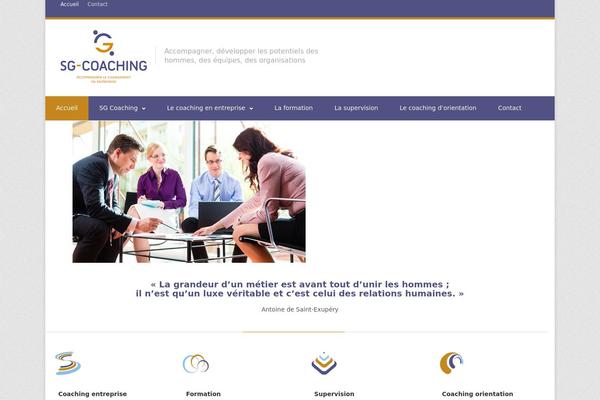 sgcoaching.com site used Clockwork