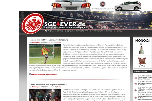 Site using EventON plugin