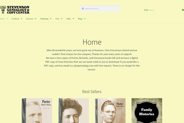 Site using Storefront-hamburger-menu plugin