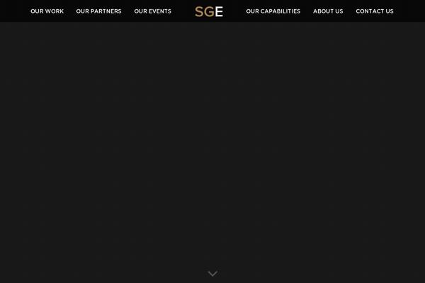 sgeworldwide.com site used Bootstrapwp